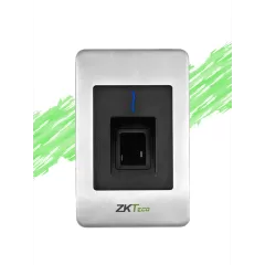 ZKTECO--ZKTECO FR1500SMF - Lector Esclavo De Huella BIO ID Tarjetas Mifare 13.56 Mhz / IP65 / RS485 y Led Indicador de Estado / Compatible con Paneles InBio-