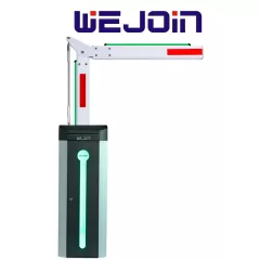 WEJOIN--WEJOIN WJCB120VFIL33D90LED - Barrera Vehicular Izquierda con Led / Alto Flujo / Brazo Octagonal Articulado De 3 Metros A 90 Grados / 24 VDC / Velocidad 3 Segundos / Dirección Ajustable-