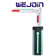 WEJOIN--WEJOIN WJCB120VFIR33D90LED - Barrera Vehicular Derecha con Led / Alto Flujo / Brazo Octagonal Articulado De 3 Metros A 90 Grados con Led / 24VDC / Velocidad 3 Segundos / Dirección Ajustable-