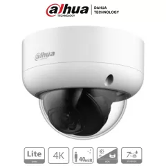 DAHUA--DAHUA HAC-HDBW1801EAN - Camara Domo Antivandalica 4k/ 8 Megapixeles/ Lente de 2.8mm/ 106 Grados de Apertura/ Metalica/ Super Adapt/ WDR Real de 120 dB/ IR de 40 Metros/ ip67/ IK10-