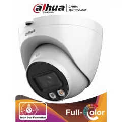 DAHUA--DAHUA IPC-HDW2449T-S-IL - Camara Domo IP de 4 Megapixeles/ Con Iluminador Dual Inteligente+Full Color/ WizSense/ Lente de 2.8mm/ 95 Grados/ Microfono Integrado/30 Mts de IR y Luz Visible/Metálica/Ranura MicroSD/WDR de 120 dB/SMD Plus/PoE/-