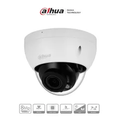 DAHUA--DAHUA DH-IPC-HDBW2841R-ZS - Cámara IP Domo Antivandálica de 8MP con lente motorizado 2.7-13.5mm, IR 40m, IA WizSense, detección de movimiento inteligente, protección perimetral, Starlight, PoE, WDR, H.265+, IP67, IK10.-