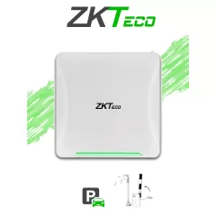 ZKTECO--ZKTECO UHF10FPRO - Lector de TAGS (Tarjetas UHF) / Hasta 20 Mts / LED de estatus / Compatible con ZKT0980005 y ZTA151004 / Requiere Fuente TVN0830052-