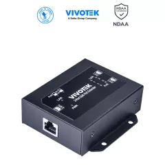 VIVOTEK--VIVOTEK AP-GXC-0200 - Extensor PoE de 2 puertos Gigabit Ethernet para interior, con hasta 68W y hasta 300m en conexión escalada de 2 unidades, compatible con NDAA.-