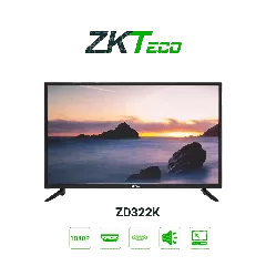 ZKTECO--ZKTECO ZD322K - Pantalla LED FHD Profesional de 32 pulgadas / Resolución 1920 x 1080 / 1 Entrada de video HDMI y 1 VGA / Altavoces Incorporados / Ángulo de Visión Horizontal 170° / Detección Automática de Señal-