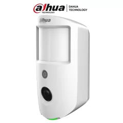 DAHUA--DAHUA DHI-ARD1731-W2 - Cámara PIR inalámbrica, Detector de movimiento con foto verificación, Resolución: 1600×1200, Apertura de 88°, IR de 12m, Inmunidad de mascotas, App DMSS, Frecuencia 433 MHz, Tecnología: AirShield, Compatible con HUB 1.0 y HUB 2.0-