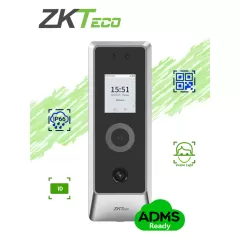ZKTECO--ZKTECO PROMAQR - Control de Acceso Facial / QR / Exterior IP66 / IK07 / 30,000 Rostros / 50,000 Tarjetas 125 Khz-