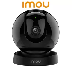 IMOU--IMOU REX 2D 3MP (IPC-GK2DN-3C0W) - Cámara Domo IP PT WiFi de 3MP con Smart Tracking, IR de 10m, audio bidireccional, micrófono y altavoz integrados, alarma de sonido anormal, ranura MicroSD, detección de humanos y modo privacidad.-