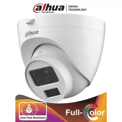 DAHUA--DAHUA HAC-HDW1200CLQN-IL-A - Camara Domo de 2 Megapixeles/ Iluminación Dual Inteligente + FullColor/ Lente de 2.8 mm/ 102 Grados de Apertura/ 20 Metros de IR y Luz Visible/ Microfono Integrado/ IP67/ Soporta: CVI/CVBS/AHD/TVI/-