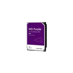 WESTERN DIGITAL--WESTERN DIGITAL WD23PURZ - Disco duro de 2TB / Serie Purple para videovigilancia / Trabajo 24/7/ Interface: Sata 6 Gb/s/ Hasta 64 Cámaras/ Hasta 8 Bahías de Discos Duros/ 3 Años de Garantía-
