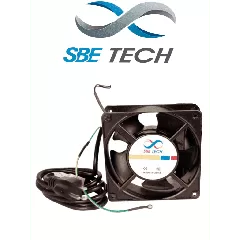 SBE TECH--SBE TECH J1VENTN127V - Extractor para gabinete, compatible con gabinetes SBETECH, color negro, 110-127 VAC, 42W-
