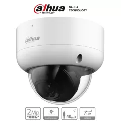 DAHUA--DAHUA HAC-HDBW1200EA - Cámara Domo de 2 Megapíxeles Antivandálica/ 1080p/ Lente 2.8 mm/ 115 Grados de Apertura/ IR de 40 Metros/ Super Adapt/ Protección IK10/ Uso Exterior IP67/ Soporta: HDCVI/TVI/AHD y CVBS/-