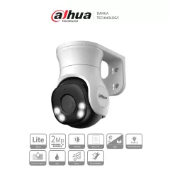 DAHUA--DAHUA HAC-PT1239A-A-LED - Camara PT de 2 Megapixeles Full Color/ HDCVI X PLUS/ Lente de 2.8 mm/ 106 Grados de Apertura/ Microfono Integrado/ 40 Metros de Iluminación LED/ Super Adapt/ WDR Real de 130 dB/ IP66/-