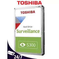TOSHIBA--TOSHIBA HDWT720UZSVA - Disco Duro de 2TB/ Serie S300 Especial Para Videovigilancia/ Ideal para Trabajo 24/7/ Inteface: SATA 3.5"/ 5700 rpm/ 128 MB / Hasta 64 cámaras-