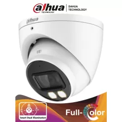 DAHUA--DAHUA HAC-HDW1500T-IL-A - Cámara Domo de 5 Megapixeles/ Iluminadores Duales Inteligentes/ Lente de 2.8mm/ 106 Grados de Apertura/ 40 Metros de Iluminación IR y Luz Visible/ Super Adapt/ Micrófono Integrado/ IP67/ dWDR/-