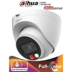 DAHUA--DAHUA IPC-HDW2249T-S-IL - Cámara IP Domo de 2 Megapixeles/ Con Iluminador Dual Inteligente+Full Color/ WizSense/ Lente de 2.8mm/ 107 Grados de Apertura/ 30 Mts de IR y Luz Visible/ Microfono Integrado/ WDR/ Ranura para Micro SD/ SMD Plus/ PoE/-