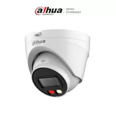 DAHUA--DAHUA DH-IPC-HDW1439V-A-IL Cámara IP Eyeball 4 MP/ Iluminador dual inteligente/ Detección Humana/ IR LED30m/ 2.8 mm/ H.265+/ 94°/ WDR, 3D NR, HLC, BLC/ Micrófono Incorporado/ PoE/ IP67-