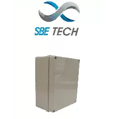SBE TECH--SBE TECH SBE-OP19014070 - Caja plástica con tapa opaca de 19x14x7 cm multiusos, IP66, fabricada en material autoextinguible y resistente a la abrasión-