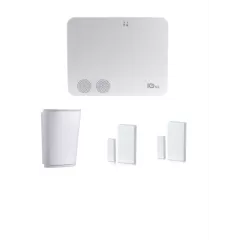 QOLSYS--QOLSYS IQNS PACK - Paquete que contiene Sistema de Alarma IQ NS autocontenido sin pantalla, Power G 915 Mhz 1 sensor PIR inalámbrico PG9914 y 2 sensores magnéticos inalámbricos PG9303-