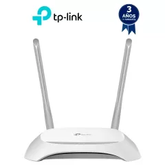 TP-LINK--TP-LINK TL-WR840N - Router inalámbrico con velocidad de hasta 300Mbps, WiFi 4 802.11n/b/g en 2.4 GHz, 2 antenas con 4 modos: Router, Extensor de Rango, Punto de Acceso y WISP, 1 puerto WAN FE y 4 puertos LAN FE.-