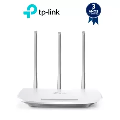 TP-LINK--TP-LINK TL-WR845N - Router inalámbrico con velocidad de hasta 300Mbps, WiFi 4 802.11n/b/g en 2.4 GHz, 3 antenas y 4 modos: Router, Extensor de Rango, Punto de Acceso y WISP, 1 puerto WAN FE y 4 puertos LAN FE.-