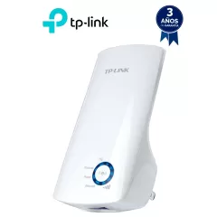TP-LINK--TP-LINK TL-WA850RE - Repetidor inalámbrico universal de señal WiFi, hasta 300Mbps en 2.4GHz, con 2 antenas internas, 1 puerto RJ45, modo extensor de rango y punto de acceso.-