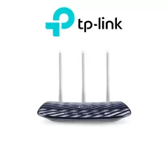 TP-LINK--TP-LINK Archer C20 - Ruteador WiFi AC 733Mbps con 1 puerto WAN RJ45 Fast Ethernet, 4 puertos LAN RJ45 Fast Ethernet y 3 antenas fijas.-