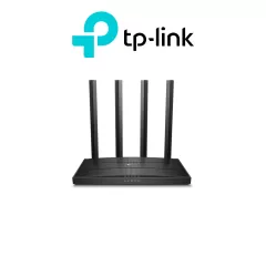TP-LINK--TP-LINK Archer C80 - Ruteador WiFi AC 1900Mbps con 1 puerto WAN RJ45 Gigabit Ethernet, 4 puertos LAN RJ45 Gigabit Ethernet, MU-MIMO, 4 antenas fijas, en modos de enrutador y punto de acceso, con Beamforming.-