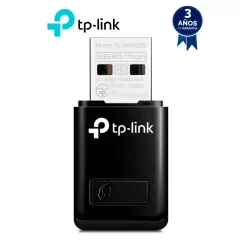 TP-LINK--TP-LINK TL-WN823N - Mini Adaptador USB inalámbrico N 300 Mbps 2.4 GHz con 1 antena interna.-