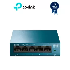 TP-LINK--TP-LINK LS105G - Switch de escritorio Gigabit de 5 puertos 10/100/1000Mbps y carcasa metálica.-