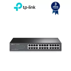 TP-LINK--TP-LINK TL-SF1024D - Switch no administrable de 24 puertos 10/100 Mbps para escritorio/rack-