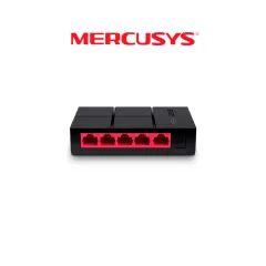 MERCUSYS--MERCUSYS MS105G - Switch no administrable para escritorio con 5 puertos 10/100/1000 Mbps, diseño compacto y función Plug and Play.-