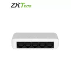 ZKTECO--ZKTECO CDTSE55C - Switch para Escritorio de 5 Puertos / Fast Ethernet 10/100 / Diseño Compacto / Auto MDI/MDIX / Indicadores de funcionamiento / Carcasa de Plástico / No Administrable-