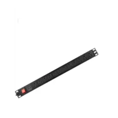 SAXXON--SAXXON SXPDU12P16A- Barra PDU de 12 Contactos / 16A / Protección contra rayos / Aleación de aluminio-