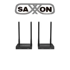 SAXXON--SAXXON SXWB40 - Cable Coaxial Siamés Armado / Conector BNC de Video / Conector de Alimentación / 40 Metros / 100% Cobre / Optimizado para cámaras 4K / Uso en interior-
