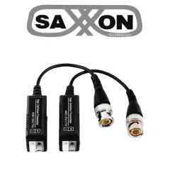 SAXXON--SAXXON SXCF200 - Par de Transceptores Pasivos 1080P / Botones Push / 1080P hasta 250 Metros / 720P hasta 300 Metros / Soporta HDCVI / AHD / TVI / CBVS / Fácil Conexión-