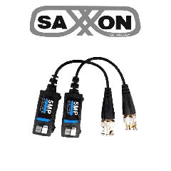 SAXXON--SAXXON SXCF500 - Par de Transceptores Pasivos / Botones Push / 5MP hasta 200 Metros / 1080P hasta 250 Metros / Soporta HDCVI / AHD / TVI / CBVS / Fácil Conexión-
