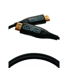SAXXON--SAXXON SX10HDF047 - Cable HDMI de 10 Metros por Fibra Óptica 4K@60Hz / Fibra 4 hilos + 7 hilos cobre estañado / Compatible con HDMI 2.0 / Alta velocidad 18 Gbps / 3D / HDR / Caja de Aleación de Zinc / Calidad Premium-