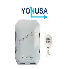 YONUSA--YONUSA HS - Energizador de nueva generación para solución de cerco eléctrico. Cubre 500 metros lineales o 100 metros en 5 lineas. Incluye control remoto (encendido/apagado)-
