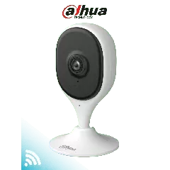 DAHUA--DAHUA DH-C5A - Cámara IP Wifi de 5 Megapíxeles con audio bidireccional (micrófono y altavoz), base magnética, detección de humanos y mascotas, botón de privacidad, H.265 y ranura MicroSD-