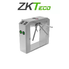 ZKTECO--ZKTECO TS2200PRO - Torniquete Trípode Doble Carril Bidireccional / Semiautomático / Acero Inoxidable / Indicadores LED / 110V / Exterior Protegido / Requiere lectores y Panel-