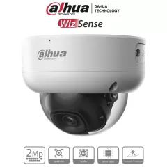 DAHUA--DAHUA IPC-HDBW3241E-AS-S2 - Cámara IP Domo Antivandálica de 2 Megapixeles/ WizSense/ Lente de 2.8 mm/ 107 Grados/ 50 Mts de IR/ Micrófono Integrado/ SMD 4.0/ AI SSA/ Quick Pick/ IP67/ PoE/ Ik10/ WDR Real/ E&S de Alarmas y Audio/ Ranura micro SD/ #LoNuevo-