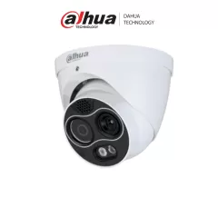 DAHUA--DAHUA TPC-DF1241-B2F2-DW-S8 -Camara IP Dual Termica/ Lente Termico de 2mm (256×192) / Lente Visible de 2mm y 4 Megapixeles/ Eureka/ IA con Detección de Calor, Fumadores, Vehiculos y Personas/ IR de 30 Mts/ IP67/Alarma de Audio/ MicroSD/ E&S de Alarma/-