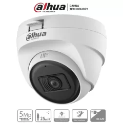 DAHUA--DAHUA HAC-T1A51N-U-28-S2 - Cámara Domo de 5 Megapixeles/ Lente de 2.8mm/ 106 Grados de Apertura/ IR de 25 Mts/ Uso Interior/ Soporta HDCVI/AHD/TVI y CBVS/-