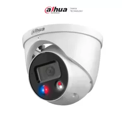 DAHUA--DAHUA DH-IPC-HDW3849H-AS-PV-S5 - Cámara IP Domo de 8 Megapixeles con Disuasión Activa/ Iluminador Dual Inteligente/ TiOC/Qucik Pick/ WizSense/ Lente de 2.8 mm/ 106 Grados de Apertura/ 30 Metros de IR y Luz Visible/ Audio 2 Vías/ E&S de Alarma/-