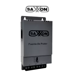SAXXON--SAXXON ENERGIA PSU1205A - Fuente de poder Regulable Metálica/ Conexión de Hasta 4 Canales/ Voltaje de Ajuste 12V 13V o 15V cc/ Salida de Hasta 5 Amp en los 4 Canales/ Instalación en Pared-