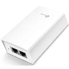 TP-LINK--TP-LINK - POE4824G - Inyector PoE Pasivo 48V/ Máximo 24W de Presupuesto PoE Pasivo/ 2 Puertos RJ45 Gigabit Ethernet/ Montaje en Pared/ Plug and Play-