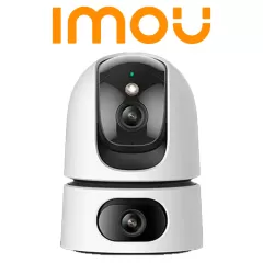 IMOU--IMOU Ranger Dual (IPC-S2XN-6M0WED) - Cámara IP WiFi Dual de 6MP tiene un lente fijo y un lente PT de 3MP cada uno, visión nocturna de 15m, audio bidireccional con micrófono y altavoz integrados, e IA. #LoNuevo-
