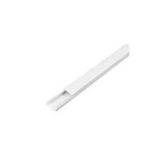 SBE TECH--SBE TECH SBE-1221 - Canaleta plástica / PVC / Una vía / Alto 1.2 cm, Ancho 2.1 cm, Largo 2 metros-