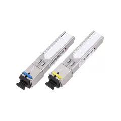 OEM--TCE - SFP-GE-LX-1310/1550nm SC - Par de transceptor fibra óptica SFP monomodo / TX1310/RX1550nm / Bidireccional / DDM / Conector SC simple / mini-Gbic / Velocidad 1.25Gbps / Hasta 20 KM de conexión #FO-